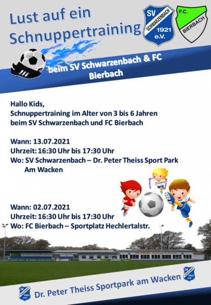 Lust auf ein Schnuppertraining